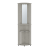 Corner Bar Cabinet Rialto, Living Room, Concrete Gray