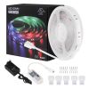 SEARMOR WiFi App Control Intelligence LED Lights Strip RGBW Colored Lamp Tape Kit for Bar Home Decoration (RBGW)