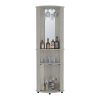 Corner Bar Cabinet Rialto, Living Room, Concrete Gray