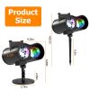 12 Patterns LED Projector Lights IP65 Waterproof Ocean Wave Projector Light with Remote Control Timer for Christmas Halloween Festival Wedding Party D