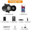 12 Patterns LED Projector Lights IP65 Waterproof Ocean Wave Projector Light with Remote Control Timer for Christmas Halloween Festival Wedding Party D