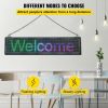 VEVOR LED Scrolling Sign, 40" x 9" WiFi & USB Control, Full Color P6 Programmable Display, Indoor High Resolution Message Board